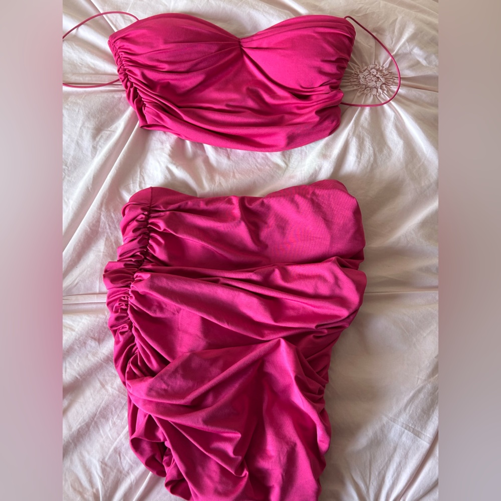 Oh Polly hot pink two piece set